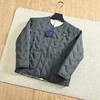 F010437三角铁标加绒暗扣开衫外套圆领北极绒开衫 商品缩略图4