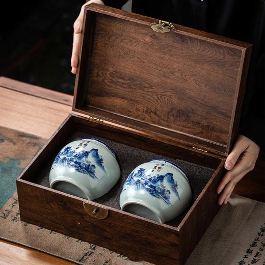 青云直上【双瓷罐 木纹色】45元一套/一箱10套 商品图1