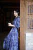 【多件多折】逸红颜明月优选#沉静棉麻印花裙【莳光】职场西装领撞色连衣裙，古色古香日常款新中式，风静绽芳华 商品缩略图13