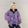 NC翻领喷色渐变夹棉外套51027（紫）冬季254040050321 商品缩略图0