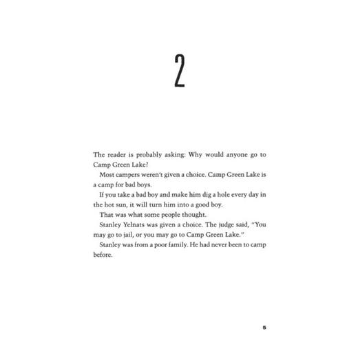 【中商原版】Holes别有洞天 660L 英文原版小说 洞 纽伯瑞奖小说 Louis Sachar少年儿童故事书 获奖图书 商品图2