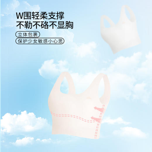 【舒服法则】120支新款少女背心二三阶段【8556】 商品图3