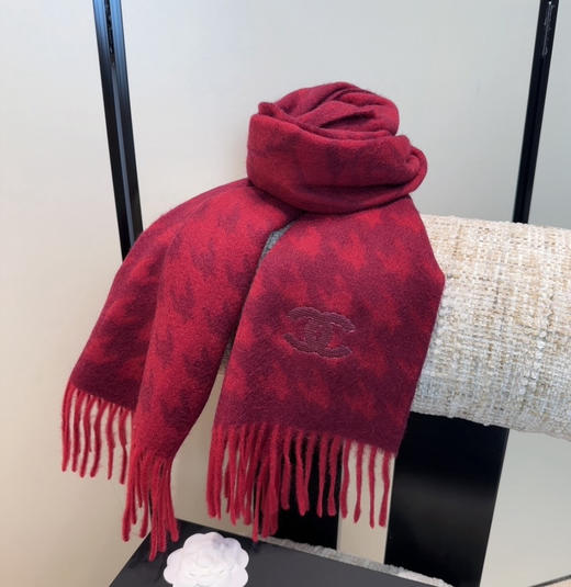秋冬特惠💰290 香奈儿围巾 难得一见的温柔配色 商品图8