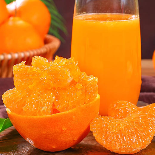 南瓜柑酸甜无渣形如南瓜口感层次丰富汁水丰盈 果型漂亮肉质鲜嫩可口一吃就上瘾 商品图3