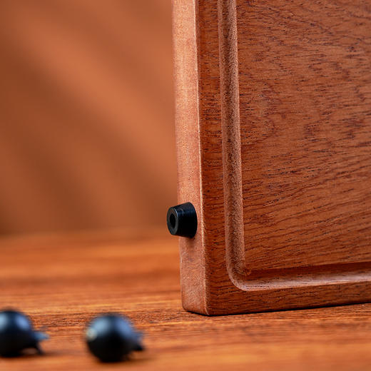 【原木整切】双枪 乌檀木整木砧板升级版+400*300*25mm 一块装 整板整切无缝板面 商品图5