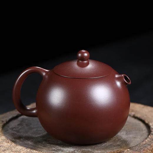 宜兴紫砂壶丨龙蛋 原矿紫泥/朱泥大红袍 泡茶壶 220CC 配礼盒证书 可泡各种茶类 商品图8