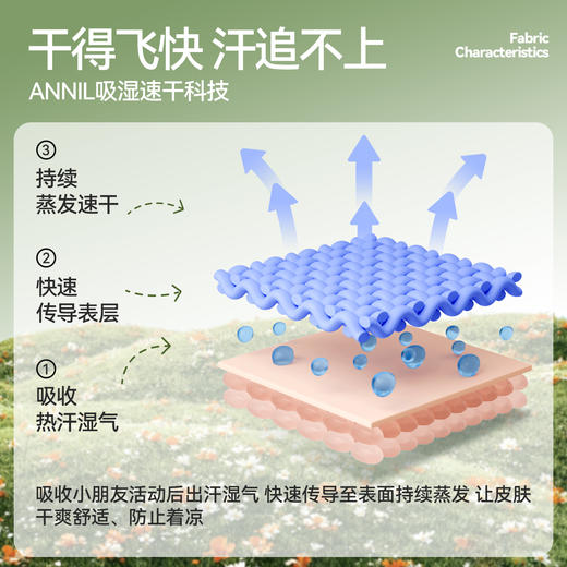 女童圆领短袖针织衫夏季新款安奈儿童装EG621582 商品图3