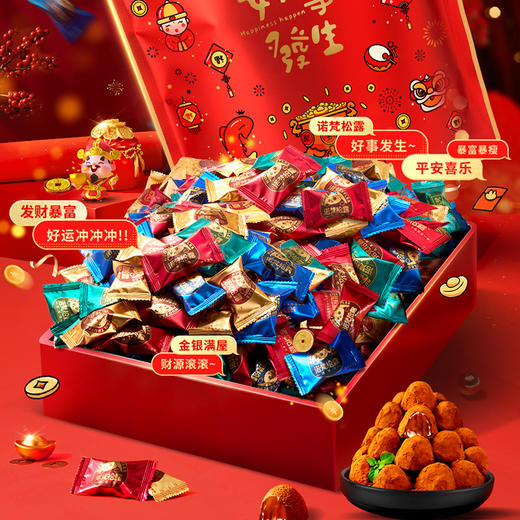 （分销）诺梵松露巧克力礼包巧克力礼盒送女友多款可选 商品图4