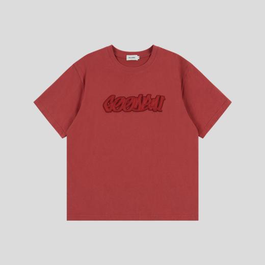 GOODBAI 新款oversize时尚圆领涂鸦贴布绣短袖T恤男女同款 商品图2