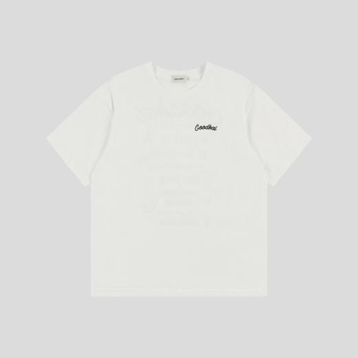 GOODBAI 新款oversize城市系列撞色印花圆领短袖T恤男女同款 商品图1