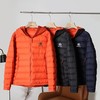 F010431冬季新款连帽排骨型保暖羽绒服夹克 商品缩略图0