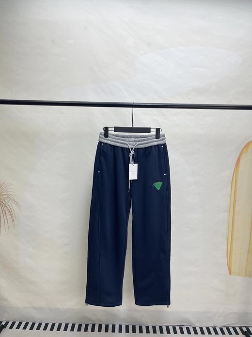 F010414冬季加绒新款拼色三角标系列休闲长裤阔腿卫裤 商品图5