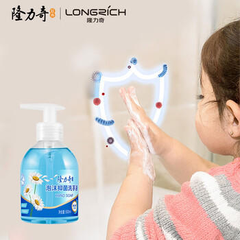 隆力奇洋甘菊抑菌泡沫洗手液易清洗双手大瓶装500ml*6瓶 /个人护理 /身体护理 /洗手液 商品图2