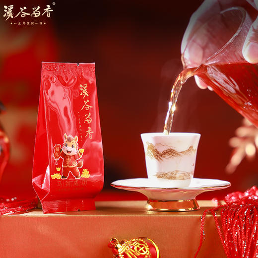 溪谷留香·马到成功（慧苑坑肉桂）礼盒60g 新春茶礼 商品图4