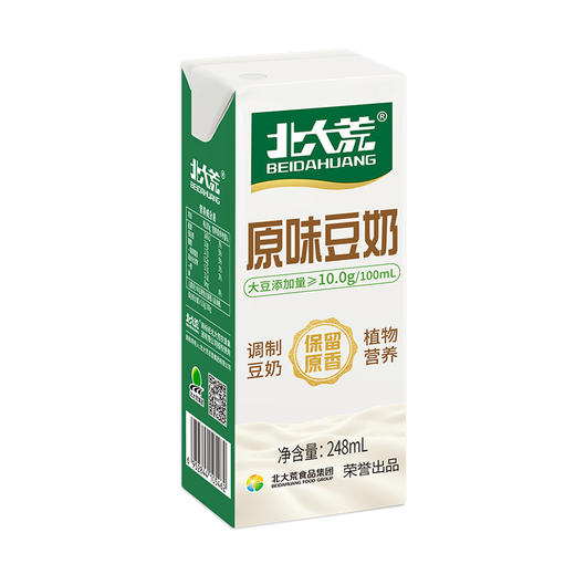 【北大荒】原味豆奶 248ml*18 商品图5