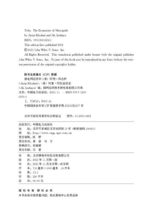 微电网经济学（The Economics of Microgrids) 商品图3