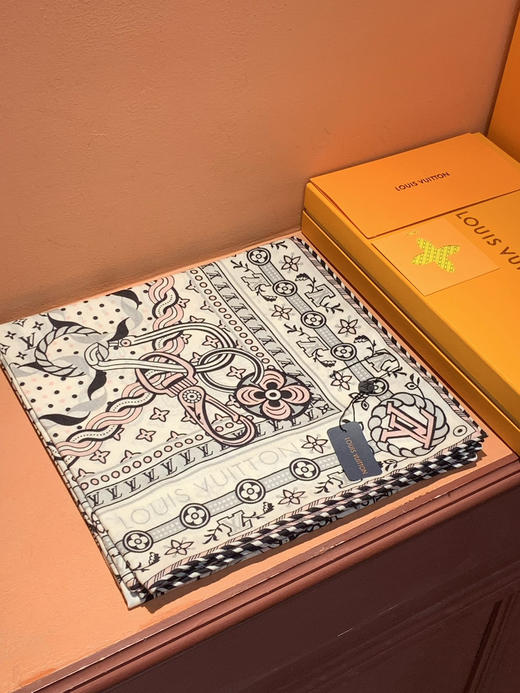 秋冬特惠💰450 LV围巾 LV x TM 披肩【丝绒双面同色披肩】 商品图2