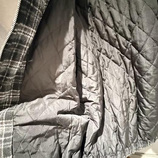 NC撞色连帽格子夹棉外套51028（黑） 冬季 154040190321 商品图4