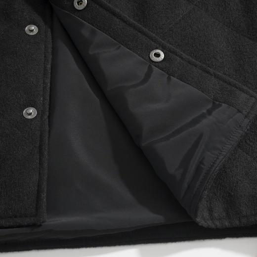 男款羊毛混纺衬衫外套he020 商品图2