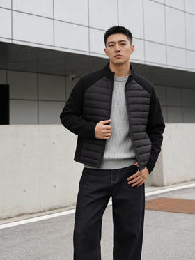 男款石墨烯羊毛排骨棉服内胆