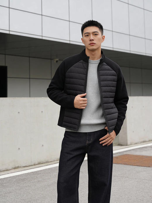 男款石墨烯羊毛排骨棉服内胆 商品图0