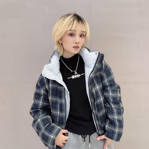 NC格子双面穿短款羽绒服50915冬季029594540132 商品图1
