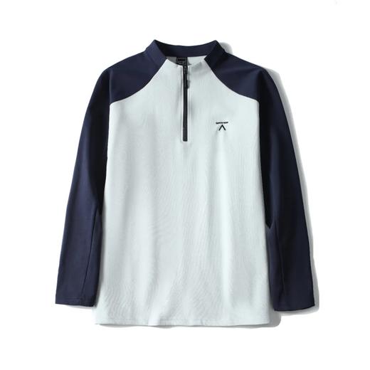 美式户外运动秋冬迪桑双面底抓绒半拉链长袖男女亲肤登山跑步骑行 商品图1