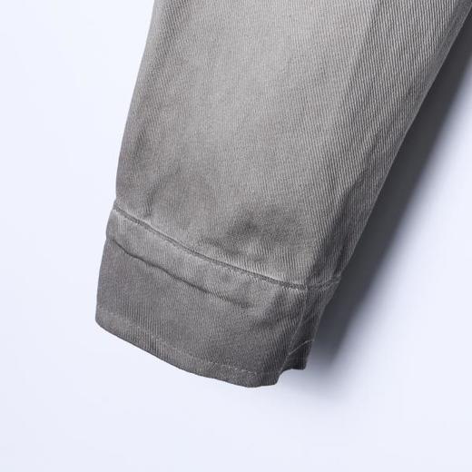 F7122SDSA秋冬新款痞帅男装简约做旧磨破斜拉链设计翻领夹克外套百搭 商品图3