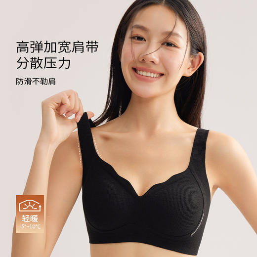 第二件0元！『小浪花磨毛提拉内衣』双重提拉 塑造好胸型 一体式侧托收副乳 商品图3