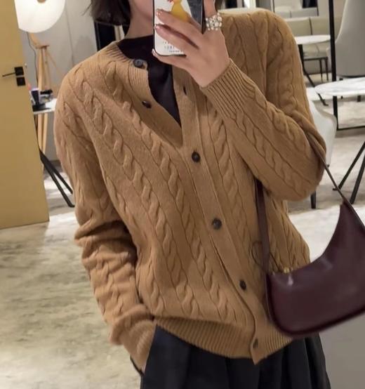 重磅！  row邓肯麻花开衫 大肚纱针织  针织天花板   苏格兰进口初剪羊毛  万能经典款 商品图0