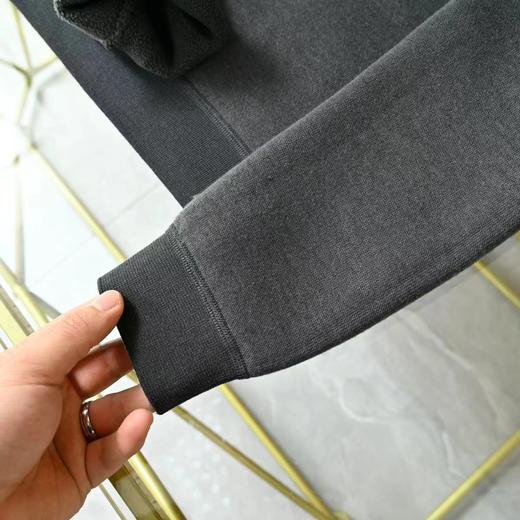 F010436男士25s冬季新款加绒加厚羊毛假两件衬衫领保暖毛衣 商品图11