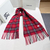 秋冬特惠💰250 巴宝莉围巾 上新 新年红提前来啦！经典羊毛格子围巾 商品缩略图6