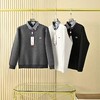 F010436男士25s冬季新款加绒加厚羊毛假两件衬衫领保暖毛衣 商品缩略图0