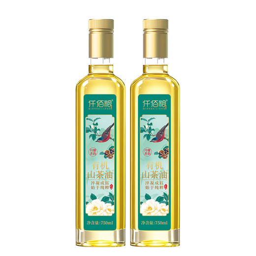 仟佰粮丹青雅韵-有机纯正山茶油750ml*2双支礼盒 商品图3