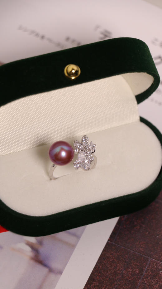 戒指合集 925银 ji光 近圆 微微瑕 商品图3