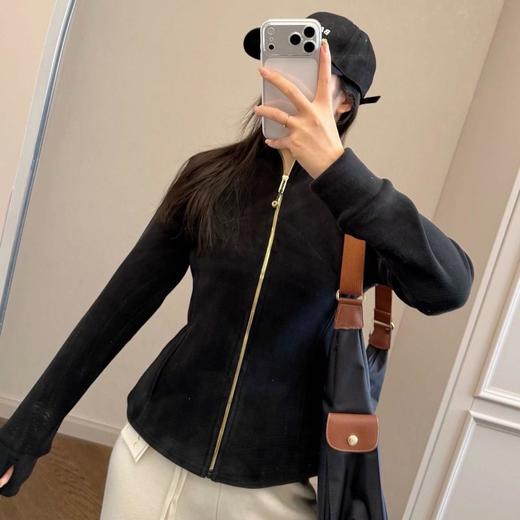 【Lulu风奥粒绒外套】微落肩短款，显高显瘦 商品图8