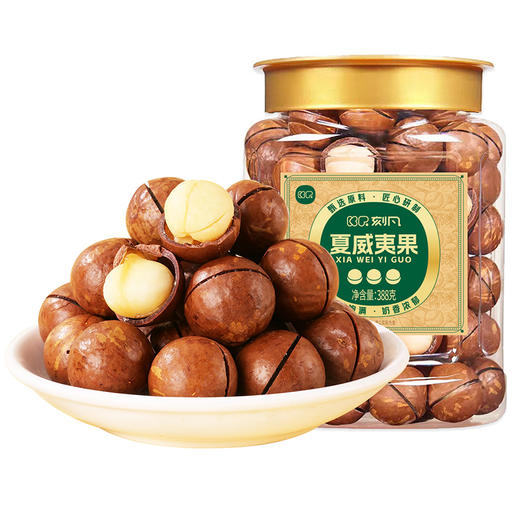 【自营】刻凡  网红休闲食品夏威夷果388g*1罐 商品图0