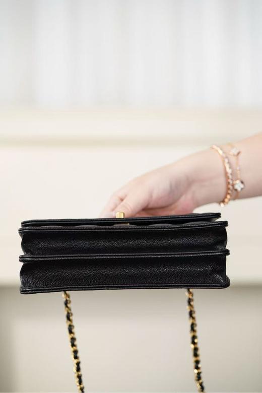 香奈儿 25B 双C手柄 风琴WOC 黑色（LZ） 商品图5