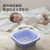 【洗浴用品】嫚熙婴儿洗脸盆宝宝洗屁屁洗脚盆新生婴儿专用婴幼儿洗屁股折叠盆 商品缩略图1