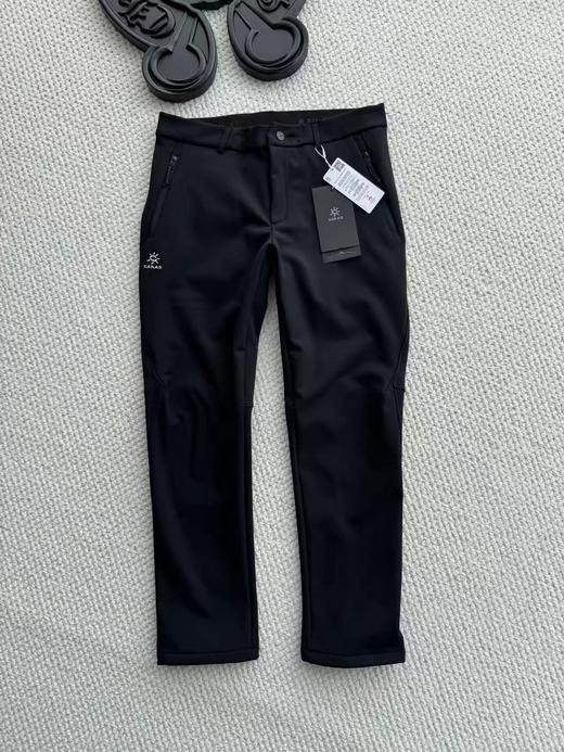 F010427洛克plus男士保暖防泼抓绒软壳裤 商品图1