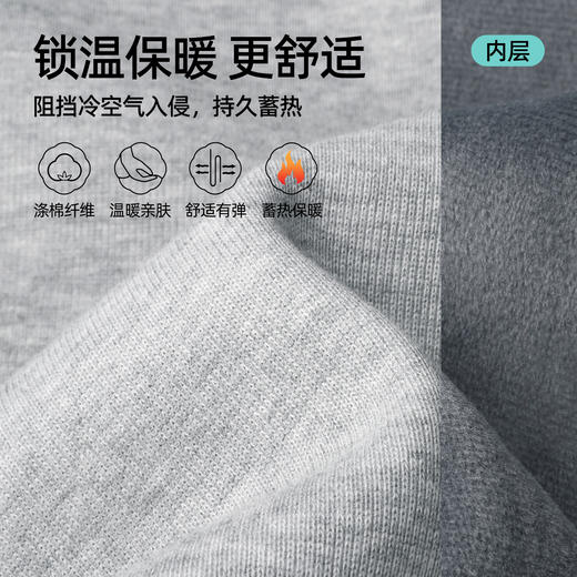 【两个裤长！厚绒-香蕉裤】逸阳冬加绒加厚显瘦宽松休闲慵懒感保暖运动长裤8586 商品图1