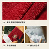 马登红色圣诞袜子珊瑚绒复古加厚保暖中筒睡眠刺绣弹力长袜女秋冬 商品缩略图3