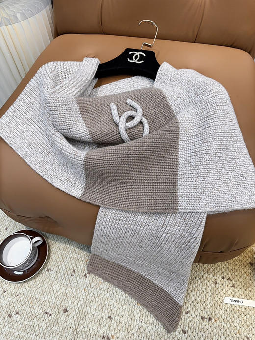 秋冬特惠💰290【新款来袭】香奈儿新款编织系列围巾！ 商品图5