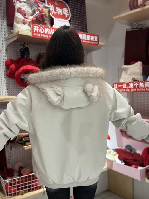 拉链连帽休闲毛毛双面穿派克服外套-纪念日百货门店同款167995177 商品图7