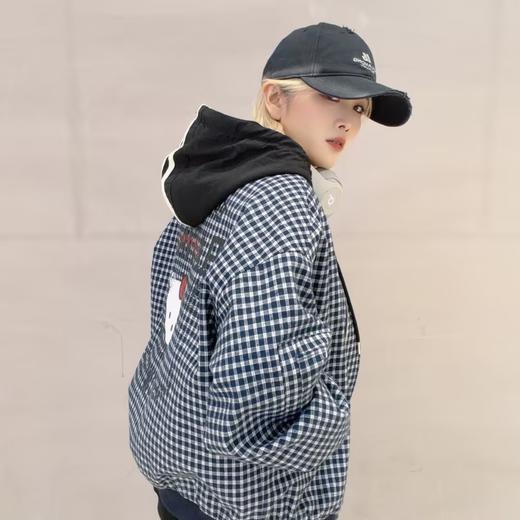 NC棒球领格子图案夹棉外套51030 冬季 240754222572 商品图3