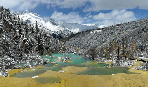 成都、都江堰、松潘古城、九寨沟、黄龙、A线熊猫基地+三星堆 或 B线乐山大佛+黄龙溪古镇（二选一）双飞6天 商品图8