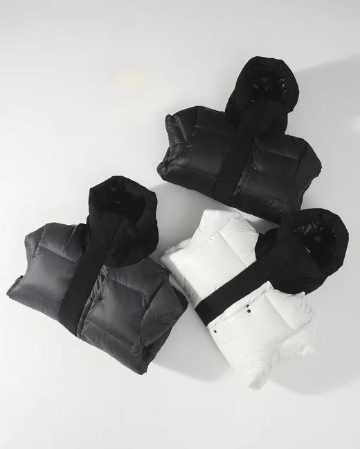 F010408黑武士三色短款羽绒服浮雕门禁羽绒服面包服 商品图1