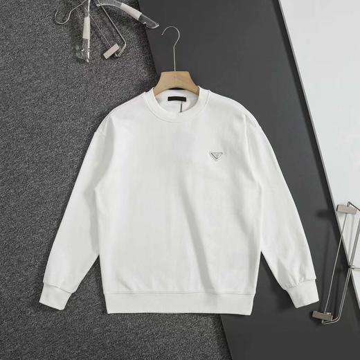 F010409男女日常通勤穿搭重工割破贴布绣花圆领卫衣 商品图6