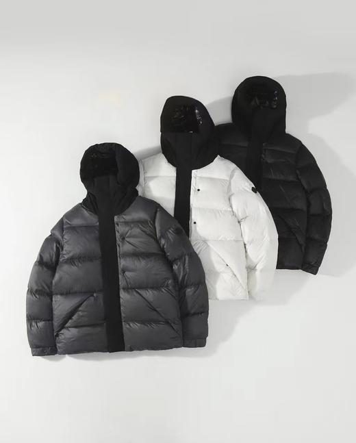 F010408黑武士三色短款羽绒服浮雕门禁羽绒服面包服 商品图0