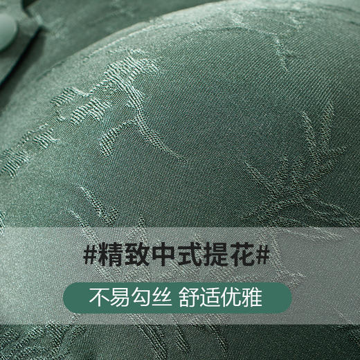【舒服法则】青竹雅韵・国风提花文胸【2188】 商品图4
